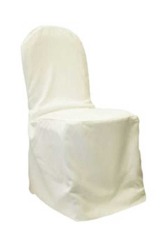 Folding Chair with White Cover